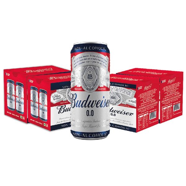 BUDWEISER NON ALCOHOLIC BEER 24X330ML