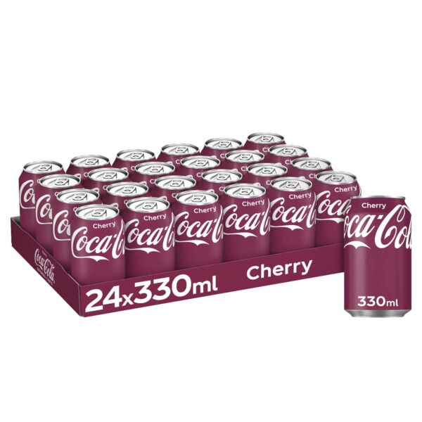 Coca Cola Cherry 24x330ml Can CCEP