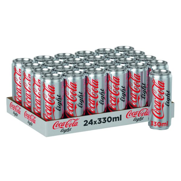 Coca Cola Light 24x330ml Can CCEP