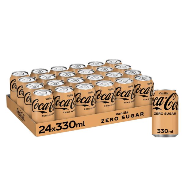 Coca Cola Vanilla 24x330ml Can CCEP