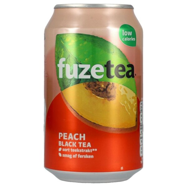 Fuze Tea Peach 24x330ml Can CCEP