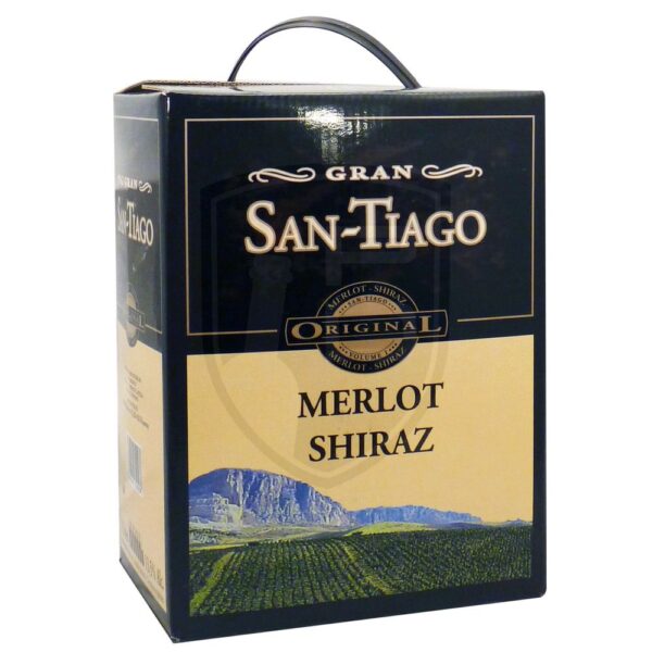 Gran Santiago Merlot Shiraz 13,5% - 3l BIB Disp.