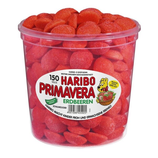 Haribo Primavera Erdbeeren 500 pcs. 1,150 kg