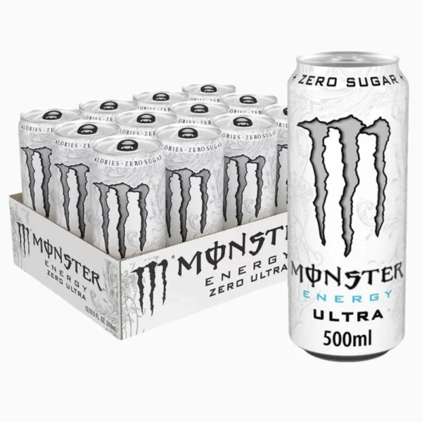 Monster Energy Ultra White 12x500ml Can CCEP