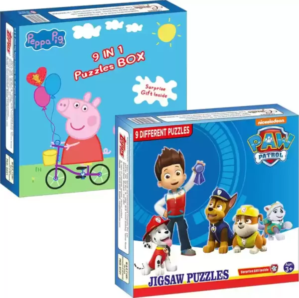 Paw Patrol/Peppa Pig Pralines + Puzzle 120g