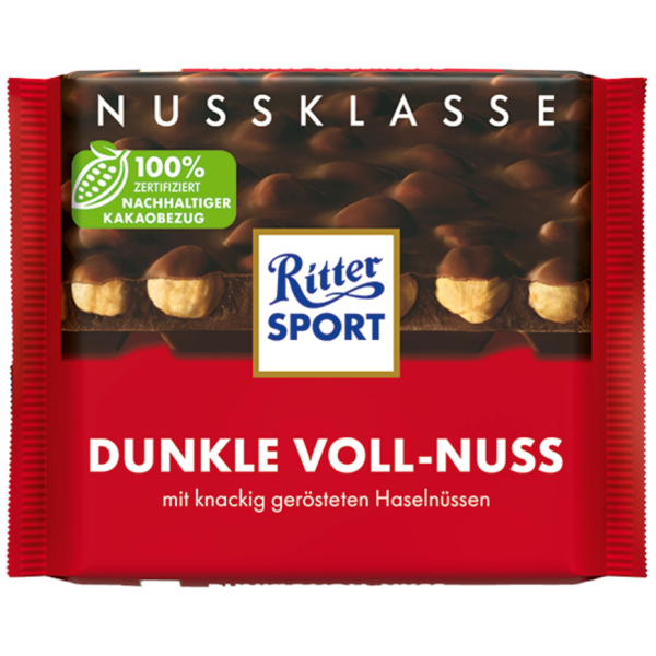 Ritter Sport Dunkle Voll-Nuss 100g