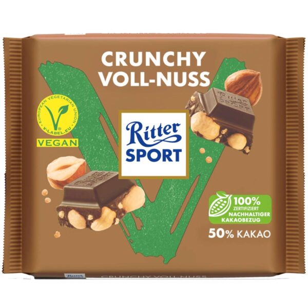 Ritter Sport Vegan Crunchy Voll-Nuss 100g