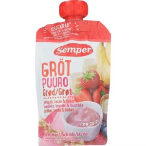 Semper Smoothie Strawberry & Banana 120g